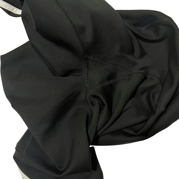 Adidas Leggings Three 3 Stripe Climalite Tights Athletic Lounge - Picture 8 of 13